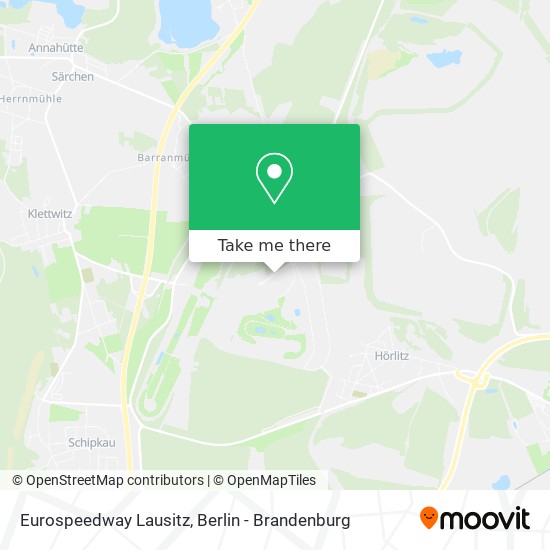 Eurospeedway Lausitz map