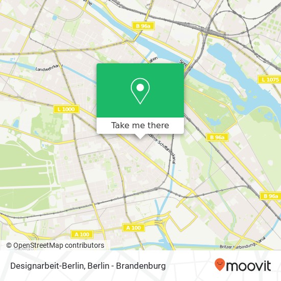 Карта Designarbeit-Berlin, Roseggerstraße 35