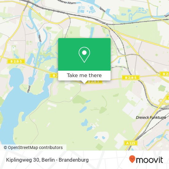 Kiplingweg 30, Westend, 14055 Berlin map