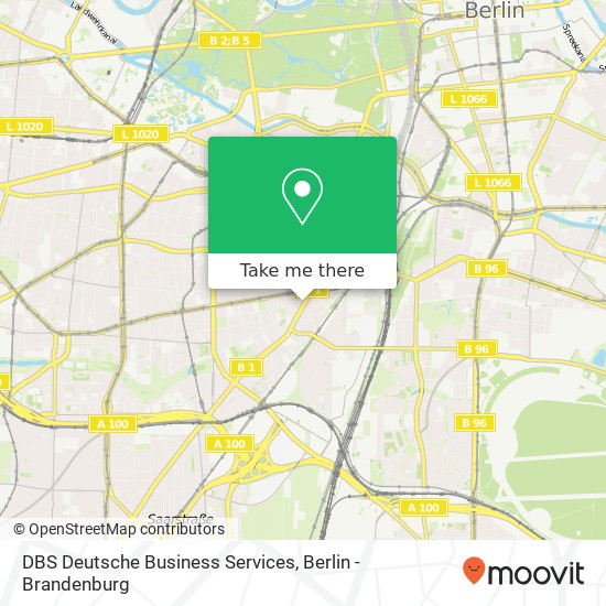 DBS Deutsche Business Services map