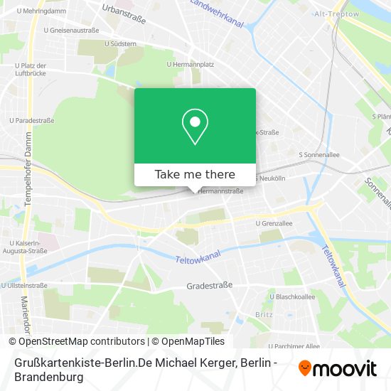 Grußkartenkiste-Berlin.De Michael Kerger map