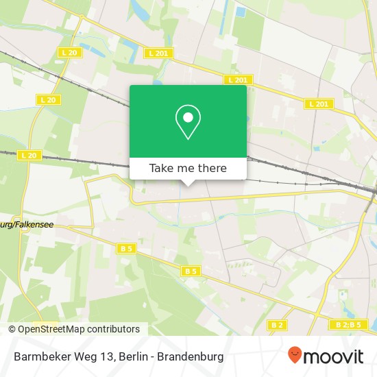 Barmbeker Weg 13, Staaken, 13591 Berlin map