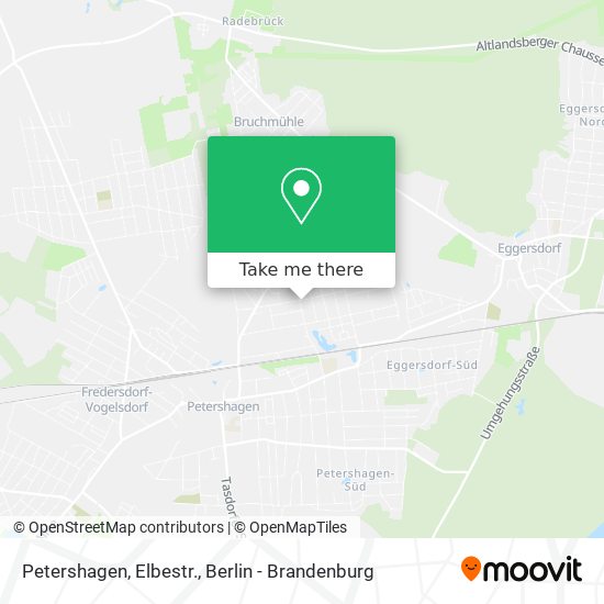Petershagen, Elbestr. map