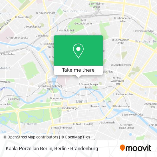 Kahla Porzellan Berlin map