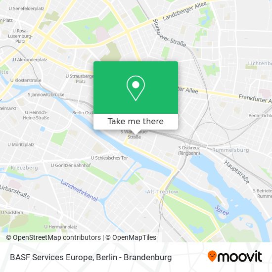 BASF Services Europe map