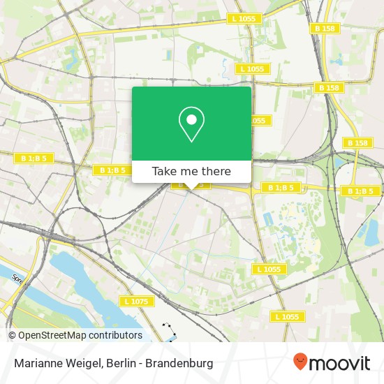 Карта Marianne Weigel, Einbecker Straße 43