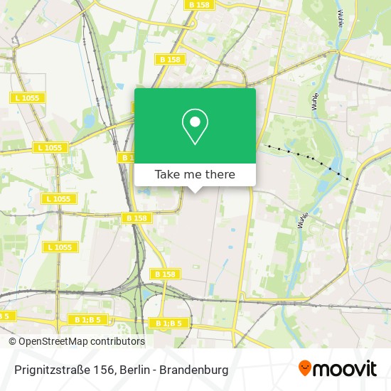 Prignitzstraße 156 map