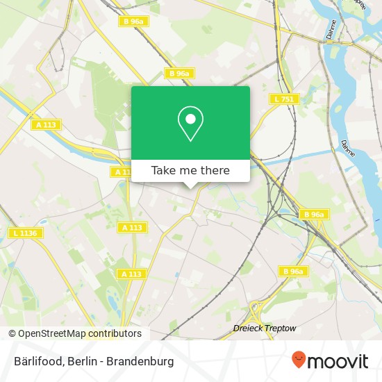 Bärlifood map