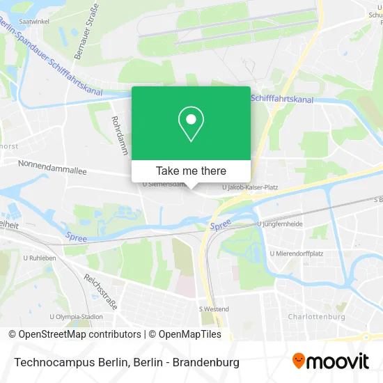 Карта Technocampus Berlin