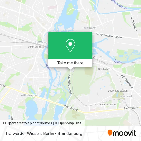 Карта Tiefwerder Wiesen