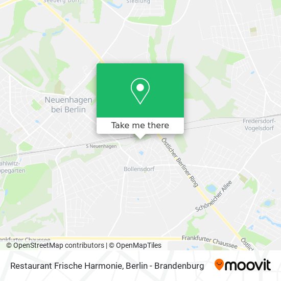 Restaurant Frische Harmonie map