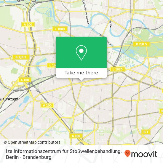 Izs Informationszentrum für Stoßwellenbehandlung, Kurfürstendamm 61 map
