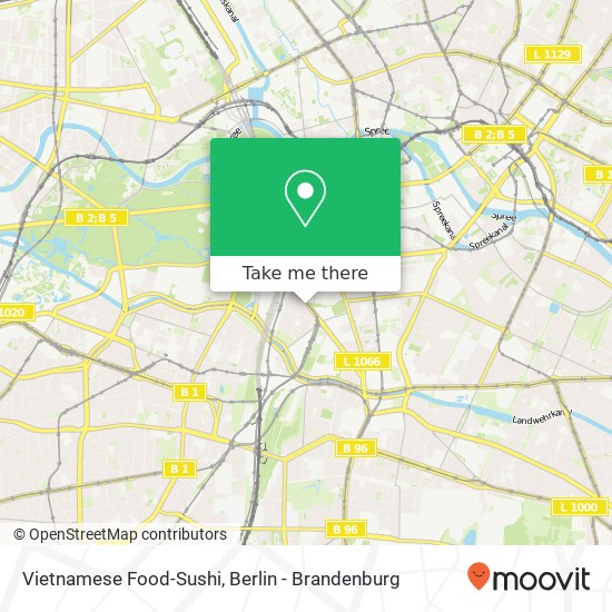 Карта Vietnamese Food-Sushi, Stresemannstraße 105