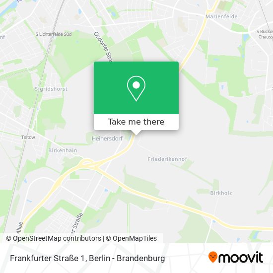 Frankfurter Straße 1 map