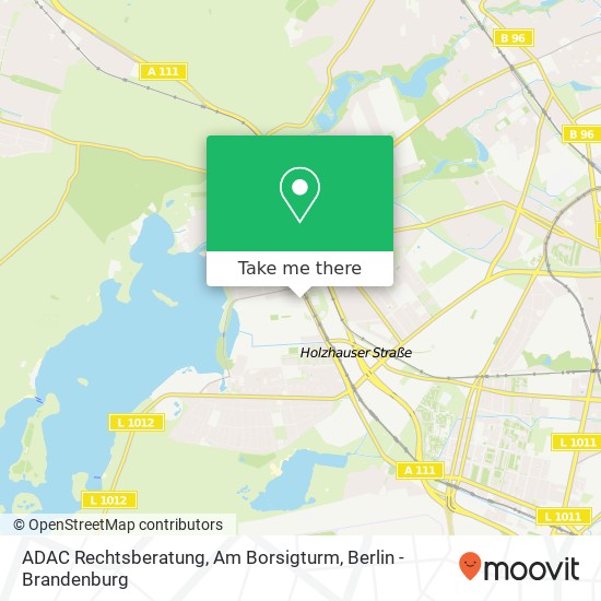 ADAC Rechtsberatung, Am Borsigturm map