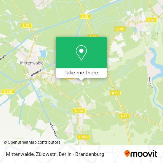 Mittenwalde, Zülowstr. map