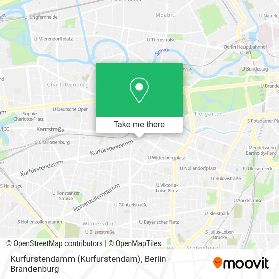 Карта Kurfurstendamm