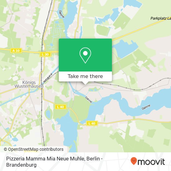Pizzeria Mamma Mia Neue Muhle, Fürstenwalder Weg 1 map