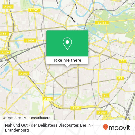 Карта Nah und Gut - der Delikatess Discounter, Düsseldorfer Straße 74