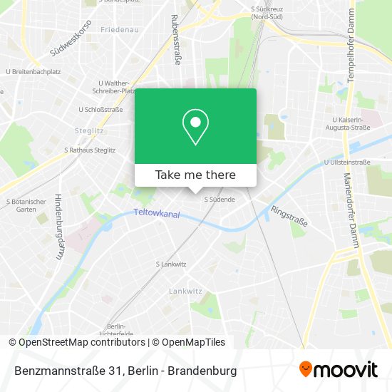 Карта Benzmannstraße 31
