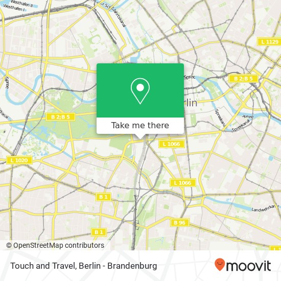 Карта Touch and Travel, Potsdamer Platz 2