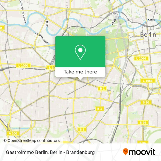Gastroimmo Berlin map