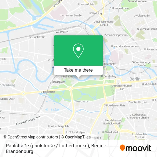 Карта Paulstraße (paulstraße / Lutherbrücke)