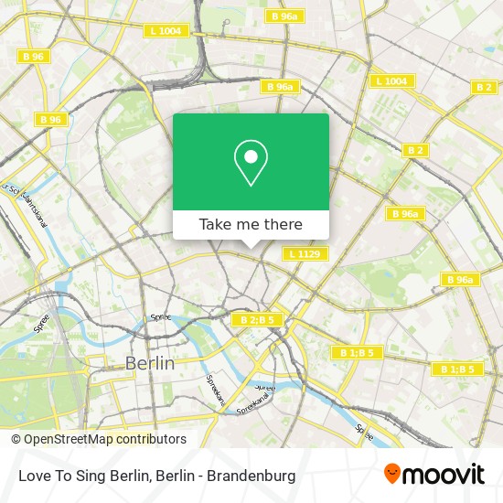 Love To Sing Berlin map
