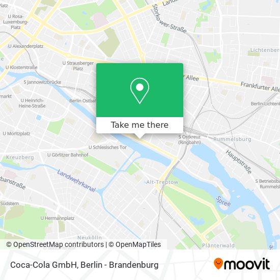 Coca-Cola GmbH map