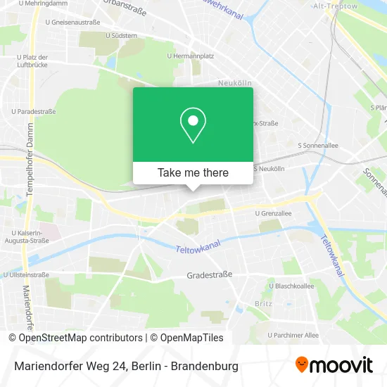 Карта Mariendorfer Weg 24