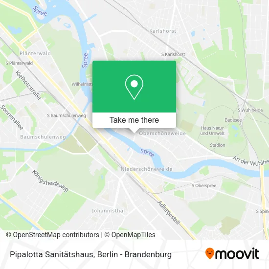 Карта Pipalotta Sanitätshaus