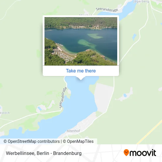 Werbellinsee map