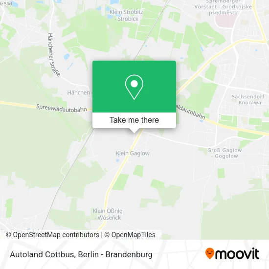 Карта Autoland Cottbus