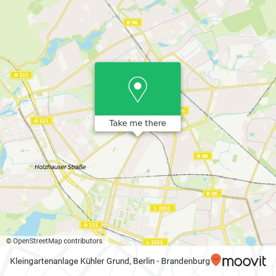 Kleingartenanlage Kühler Grund, Eichborndamm 189 map