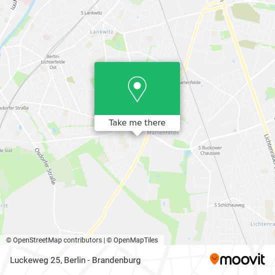 Luckeweg 25 map