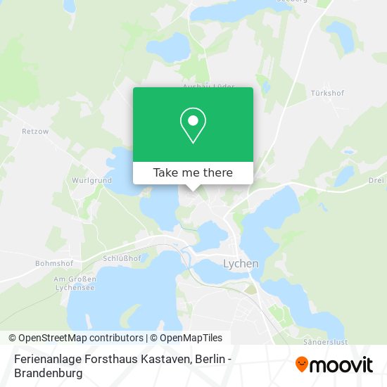 Ferienanlage Forsthaus Kastaven map