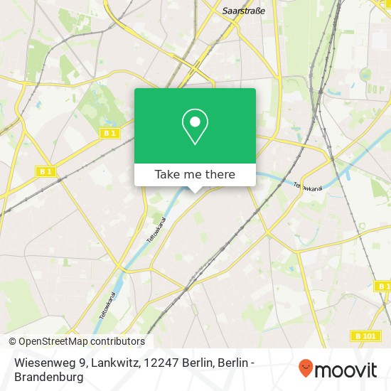 Wiesenweg 9, Lankwitz, 12247 Berlin map