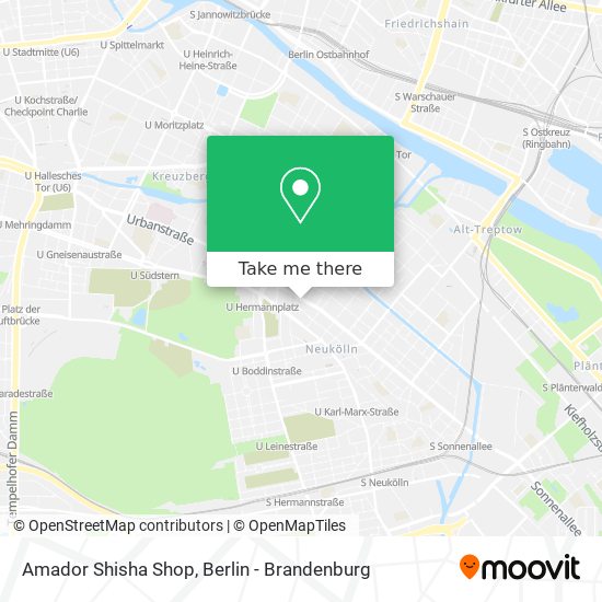 Amador Shisha Shop map