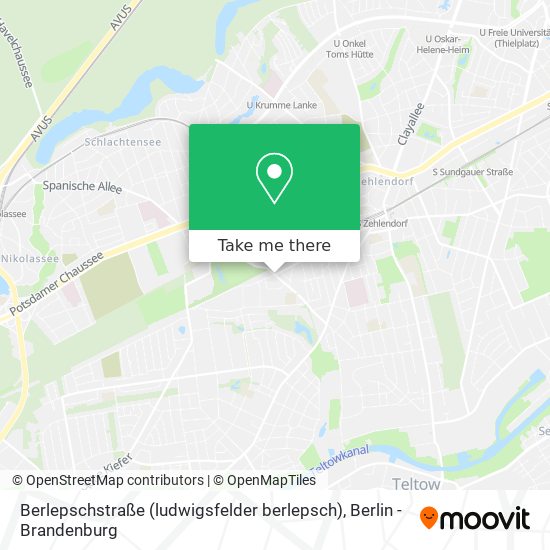 Berlepschstraße (ludwigsfelder berlepsch) map