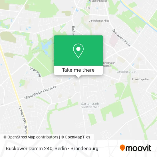 Buckower Damm 240 map