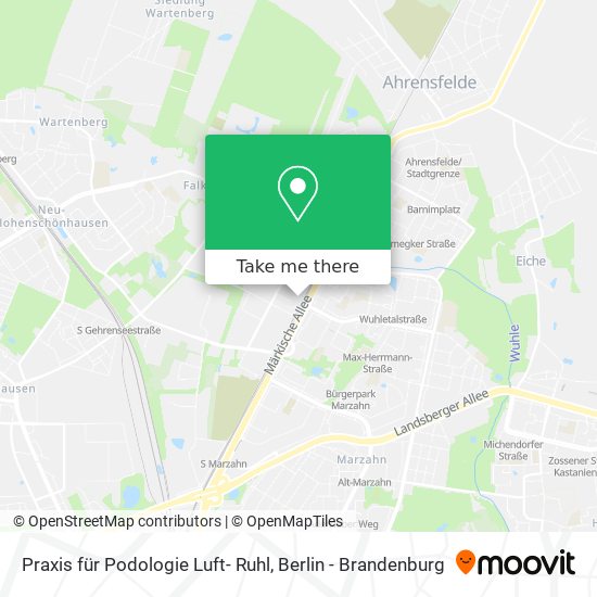 Praxis für Podologie Luft- Ruhl map