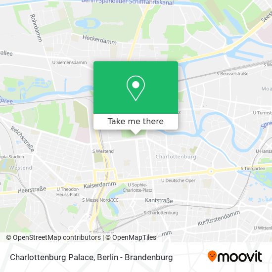 Charlottenburg Palace map