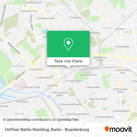 Карта Höffner Berlin-Wedding