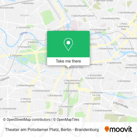 Карта Theater am Potsdamer Platz