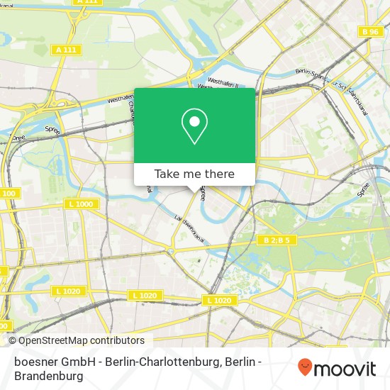 boesner GmbH - Berlin-Charlottenburg map