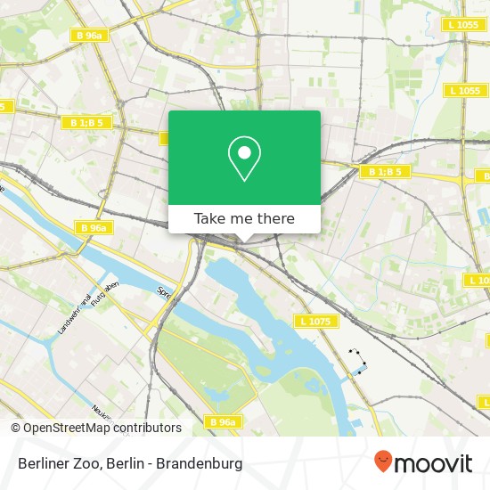 Berliner Zoo map
