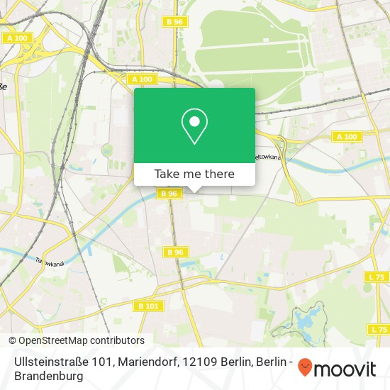 Ullsteinstraße 101, Mariendorf, 12109 Berlin map