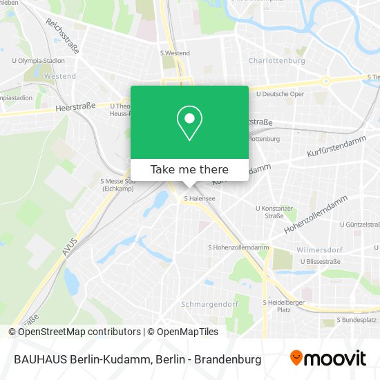 Карта BAUHAUS Berlin-Kudamm