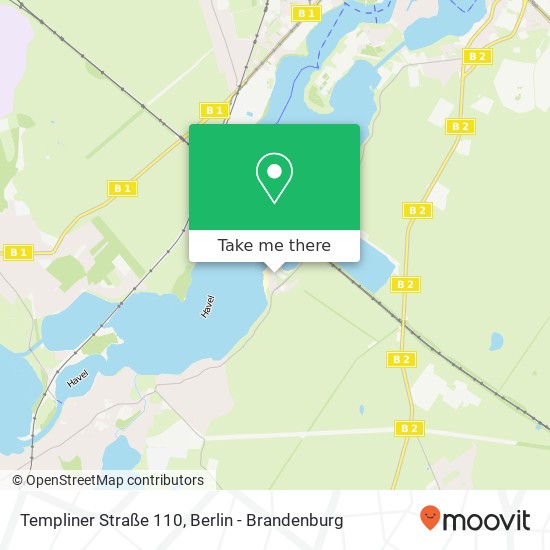 Templiner Straße 110, Templiner Str. 110, 14473 Potsdam, Deutschland map