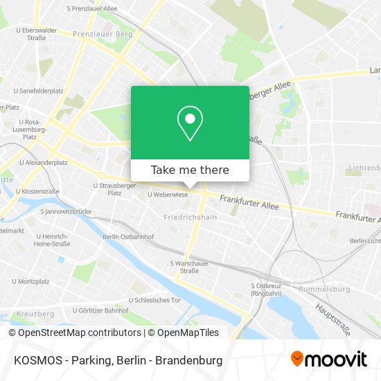 Карта KOSMOS - Parking